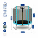 Aga SPORT TOP Trampolin 180 cm Svetlo modra + zaščitna mreža