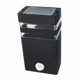 LED zunanja svetilka INEZ črna PIR - 1 x GU10 - 230V