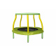 Aga Otroška trampolina 116 cm Svetlo zelena/Rumena