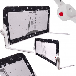 Aga Varnostna ograja za postel 150 cm črna