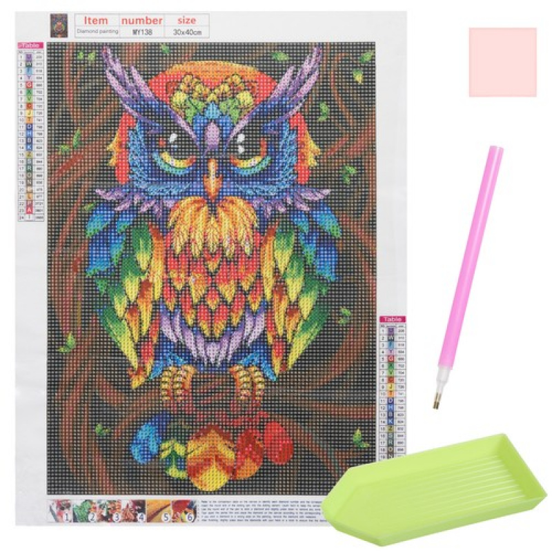 Malatec 17012 Diamantno slikanje 5D - Sova