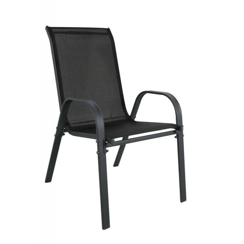 Linder Exclusiv Vrtni stol STAPEL MC330880 Črna