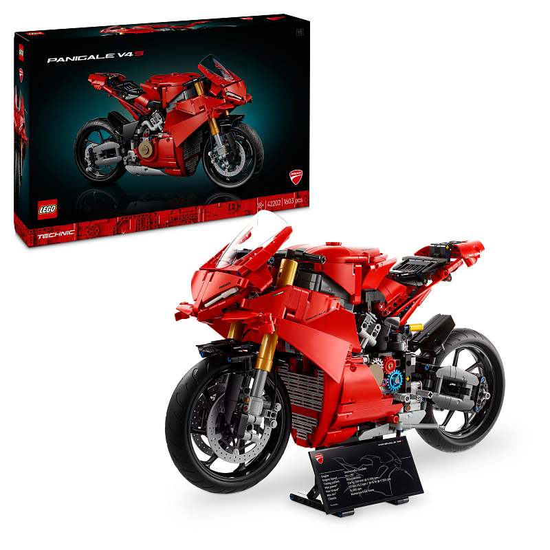 Komplet za sestavljanje modela LEGO® Technic™ Ducati Panigale V4 S Motor 42202