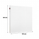 Convecto Električni konvektor 360 W 60x60 cm