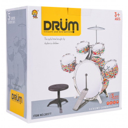 Set Barvni Bobni + Stolček