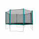 Aga SPORT PRO Trampolin 366 cm Temno zelena + zaščitna mreža + lestev