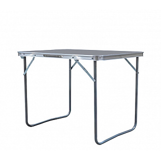 Aga Zložljiva kamping miza 80x60x70 cm Siva