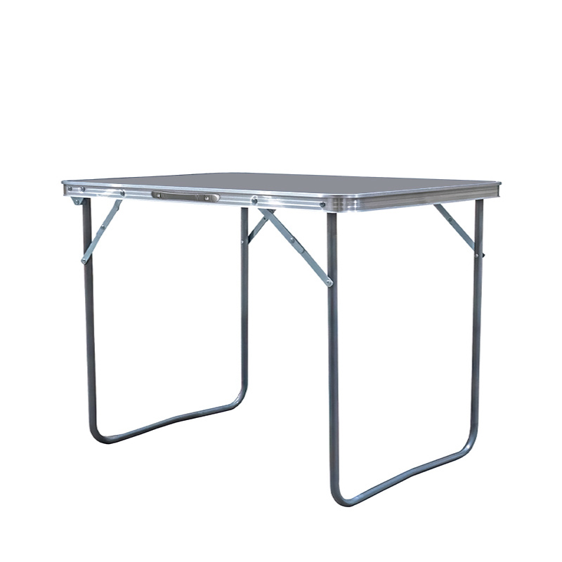 Aga Zložljiva kamping miza 80x60x70 cm Siva