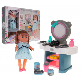 Punčka Kinga s Toaletno Mizico + Dodatki Punčka Kinga s Toaletno Mizico + Dodatki