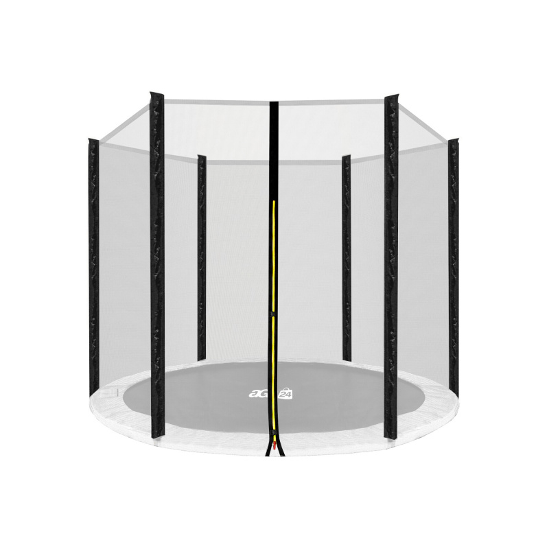 Aga Zaščitna mreža 180 cm za 6 palic Črna mreža / Črna