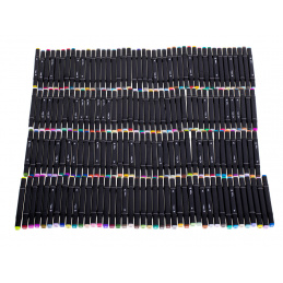 Aga Obojestranski alkoholni flomastri v kovčku 168 kosov