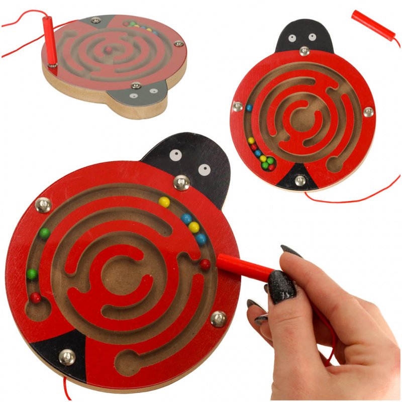 Aga Magnetni Kroglični Labirint Pikapolonica