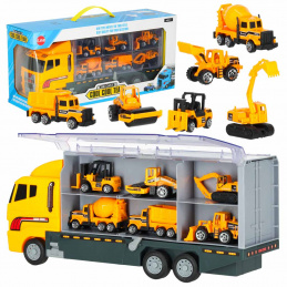 Aga Transporter + kovinska vozila gradbeni stroji