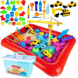 B29B1 KINETIČNI PESK 4KG 31 ELEM. DVIGALO BAGER