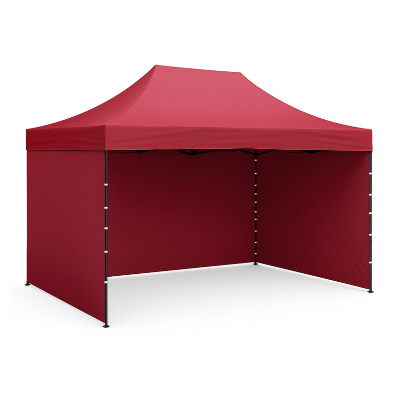 Aga Škarjasti paviljon PARTY 3x4,5m Vinsko rdeč