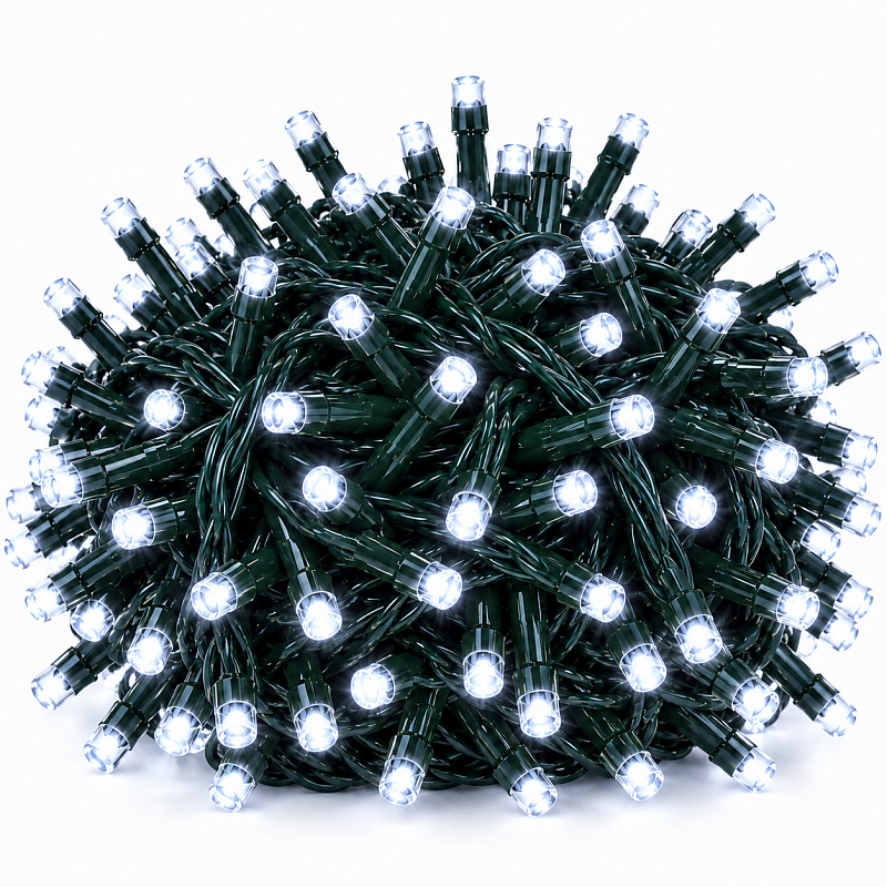 Aga Božična veriga 200 LED Hladno bela