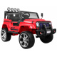 Terensko vozilo Raptor Drifter Red + Daljinsko upravljanje + Pogon 4x4 + Prostor za shranjevanje + Počasen zagon + MP3 LED dioda