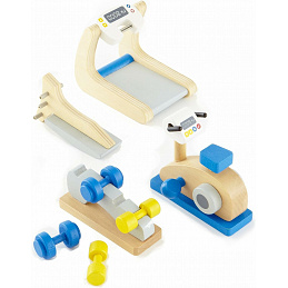Aga4Kids Dodatki za hišico za punčke - fitnes naprave