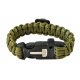 Zapestnica SURVIVAL z dodatki - Zelena