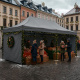 Aga Škarjasti paviljon PARTY 3x6m Siva