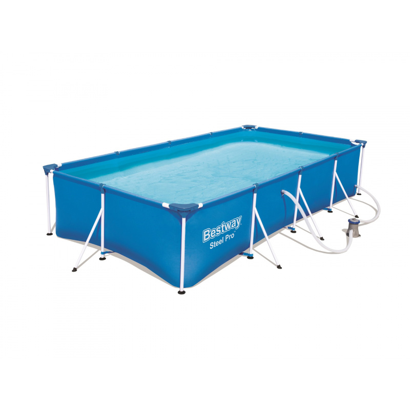 Bestway Steel Pro 4,00 x 2,11 x 0,81 m 56424 + Kartušna filtracija