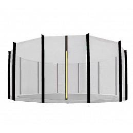 Aga Zaščitna mreža 500 cm za 12 palic Črna mreža / Črna