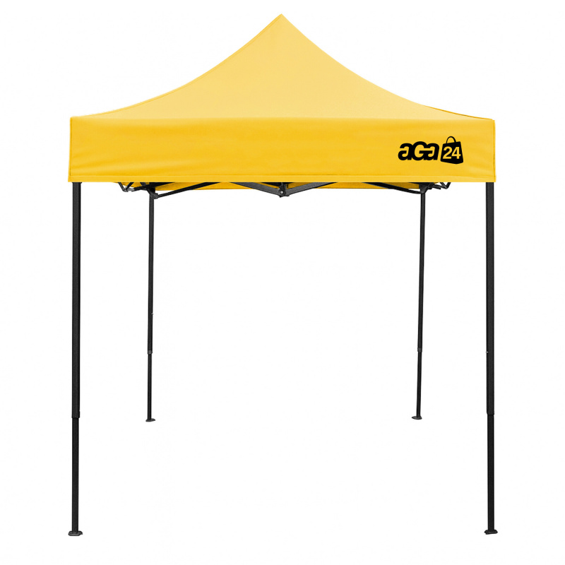 Aga Prodajna stojnica brez stranic 2x2 m Rumena