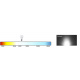 LED cev - T8 - 150 cm - 22W - 2200 lm - enostransko napajanje - hladno bela