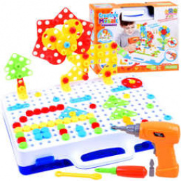 Kreativni gradbeni set z izvijačem 237 kosov ZA3969