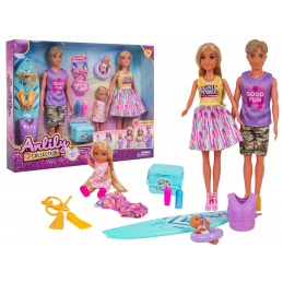 Set Punčk, Družina na Počitnicah + Dodatki