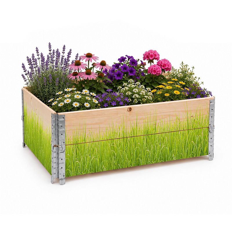 Aga Dvignjena greda 120x80x40 cm Trava