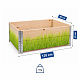 Aga Dvignjena greda 120x80x40 cm Trava
