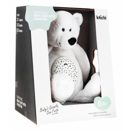 Duda medvedek 3v1 za otroke od 6 let Senzorična igrača + Projektor + Glasbena škatla + Plišasta igrača