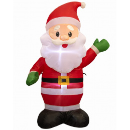 Napihljiv Božiček z LED osvetlitvijo - 125 cm