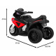 BMW S1000 RR Mini motorno kolo na baterije za otroke Rdeča + 3 kolesa + zvoki + LED dioda