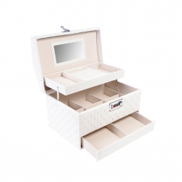 Aga Šperkovnica 30x20,5x19,5 cm Bež DAZ867 - II. Kakovost