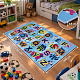 Aga4Kids Otroška preproga z abecedo in živalicami 100×50 cm