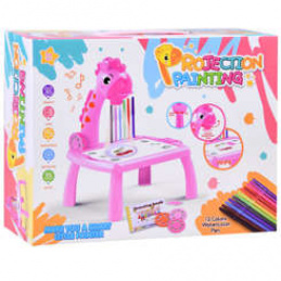 Diaprojektor Žirafa 12 delov TA0101 Roza