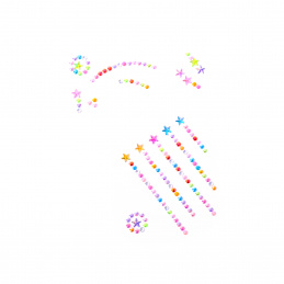 Aga4Kids Samolepilni kamni DS8113AY