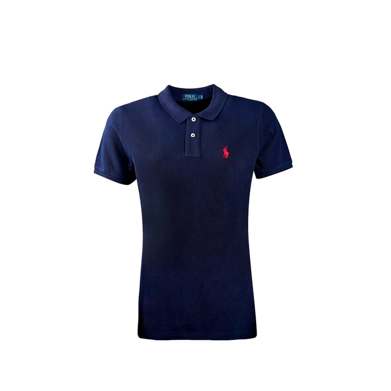 Ralph Lauren SKINNY-FIT Newport Navy Small Pony Rdeča