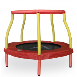 Aga Otroška trampolina 116 cm Rdeča/Rumena