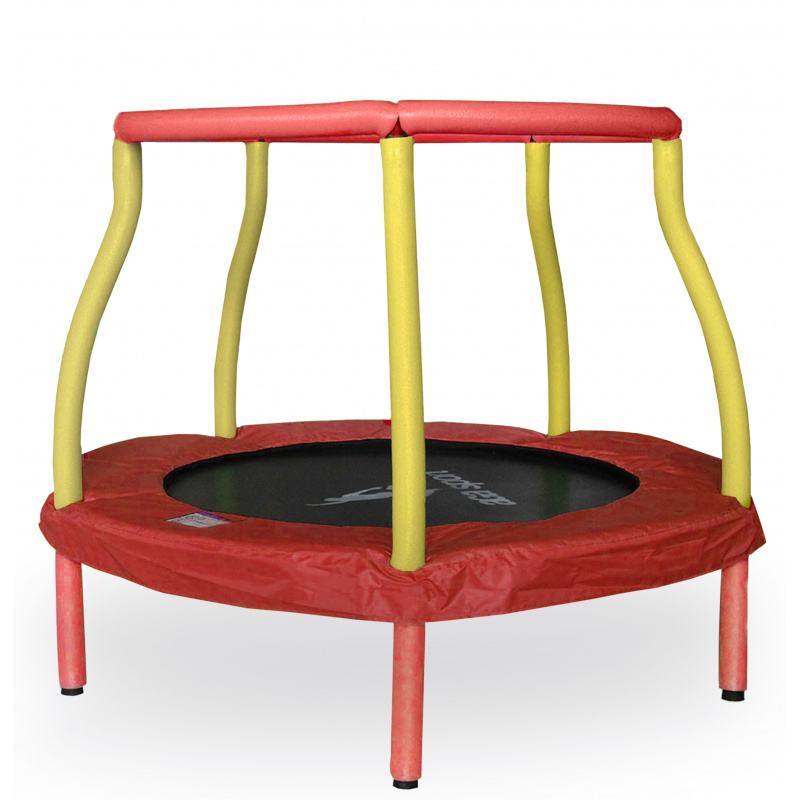 Aga Otroška trampolina 116 cm Rdeča/Rumena