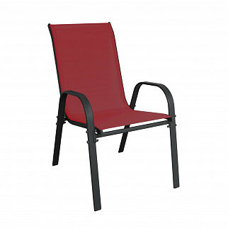 Linder Exclusiv Vrtni stol STAPEL MC330885 Temno rdeč