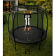Aga SPORT EXCLUSIVE Trampolin 250 cm Črna + zaščitna mreža + lestev