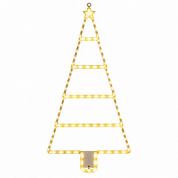 Aga božično LED drevo 81 cm Topla bela