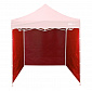 Aga Stranice za prodajni kiosk 3x3m Rdeča