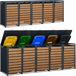 Pokrov za 5 košev za smeti