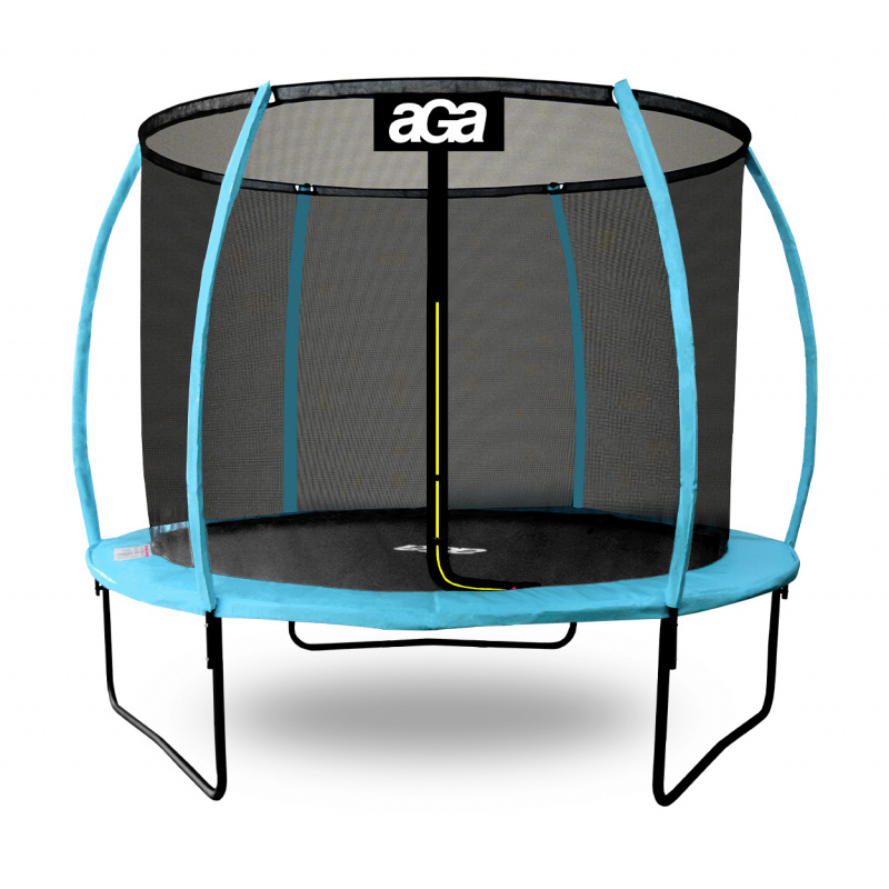 Aga SPORT EXCLUSIVE Trampolin 180 cm Svetlo modra + zaščitna mreža