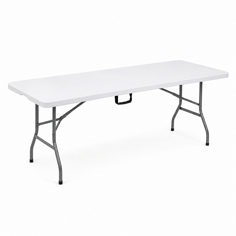 Aga vrtna zložljiva miza 180x74x74 cm Bela 6DAZ463 - II. KAKOVOST