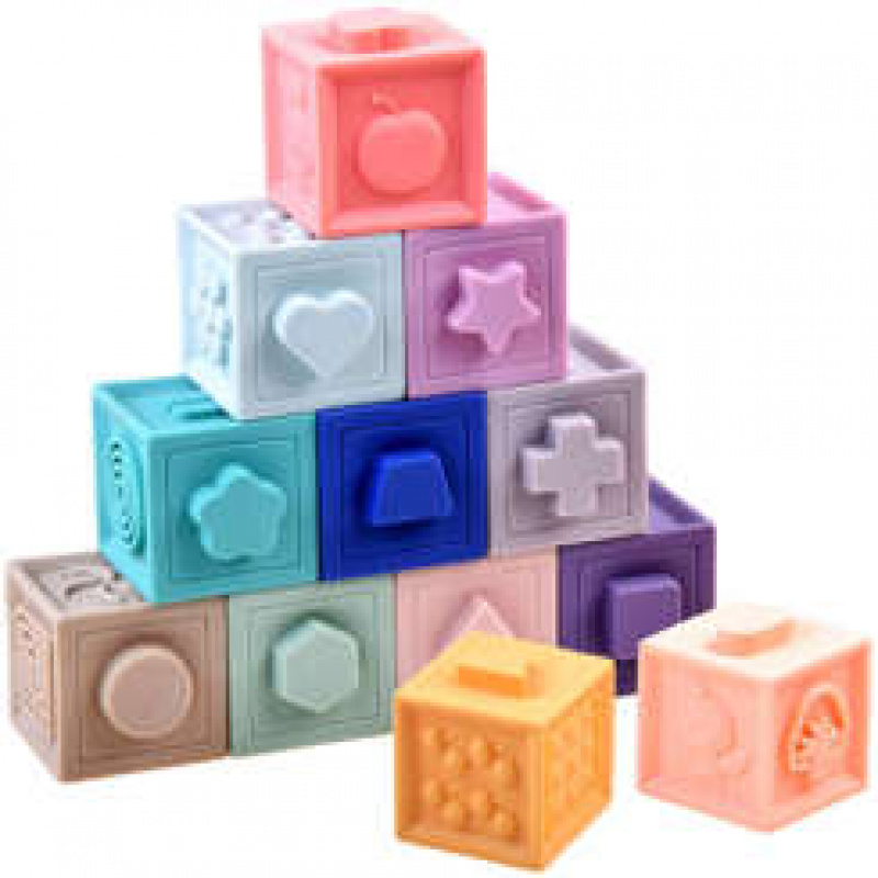 Mehke senzorične kocke 12 kos ZA3928